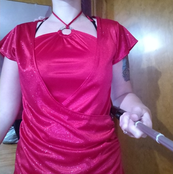 Studio Y sparkly fuschia top - Picture 5 of 5